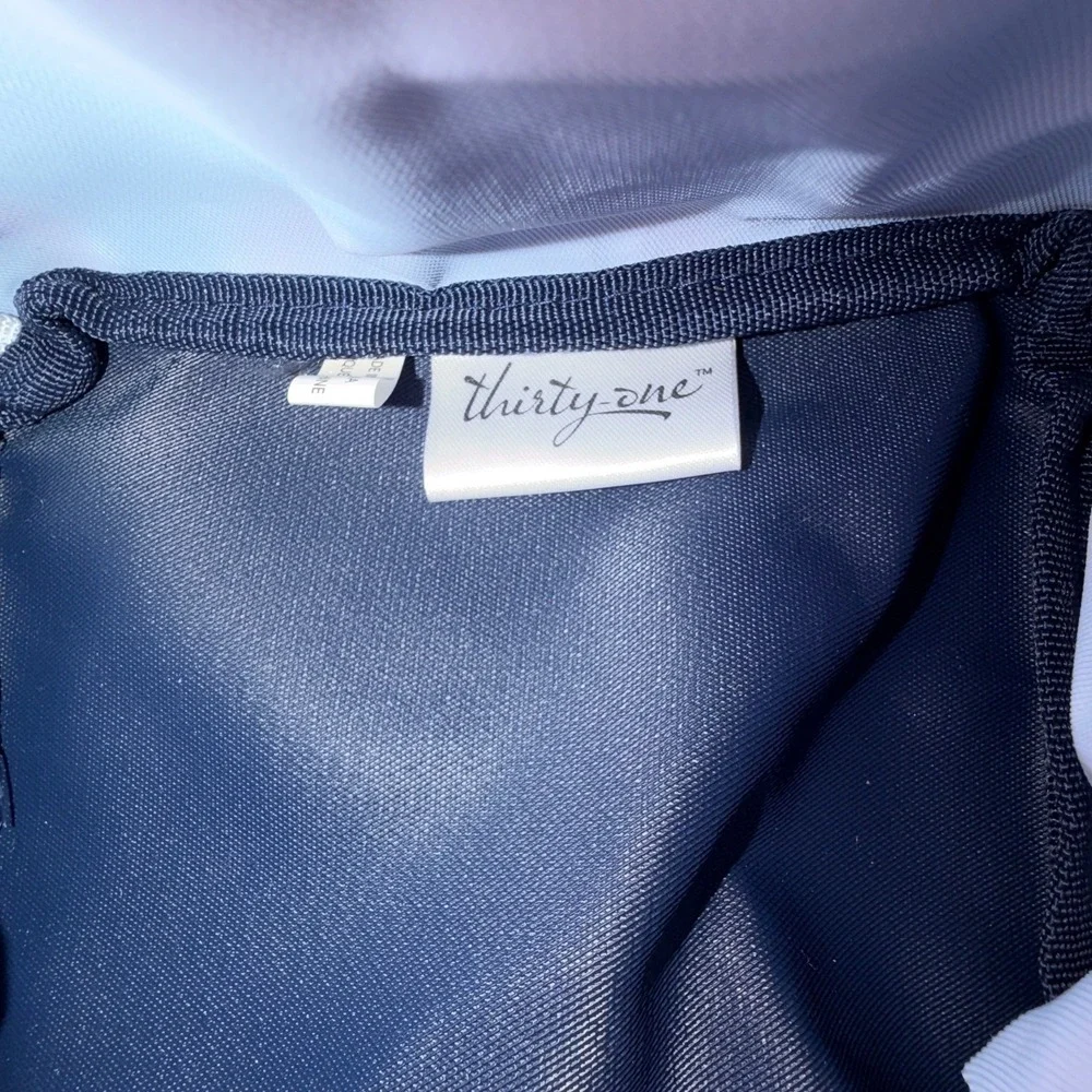 Thirty-One Littles Carry-All Caddy Sweet Sparklers Navy Blue Mini Tote Organizer
